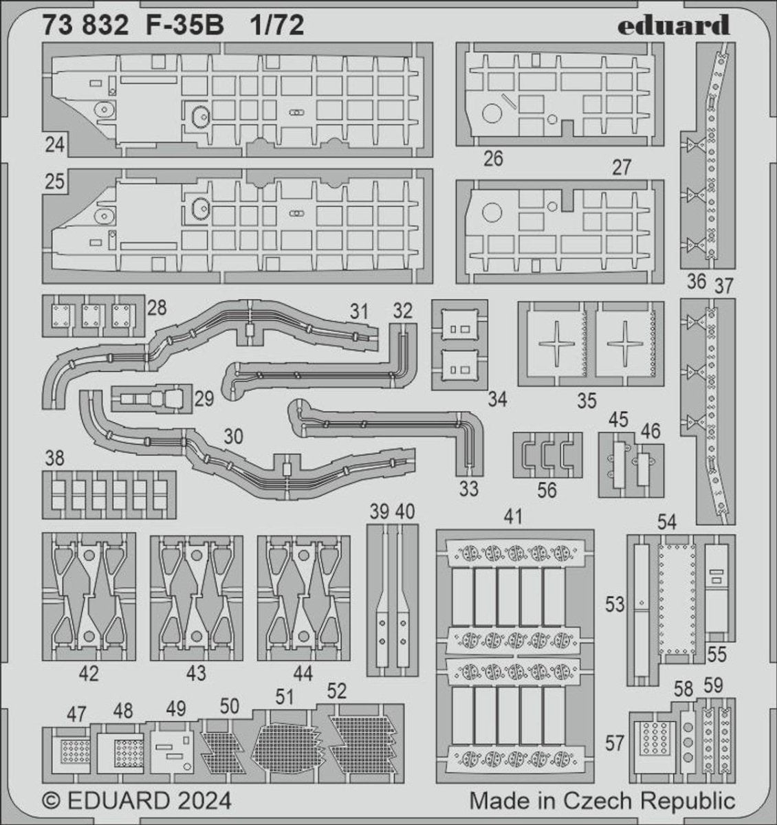 Eduard Eduard 1/72 F-35B Photo Etch set for TAMIYA
