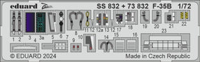 Eduard Eduard 1/72 F-35B Zoom set for TAMIYA
