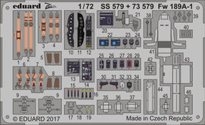 Eduard Eduard 1/72 Fw189A1 for ICM (Pre-Painted)