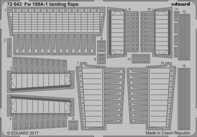 Eduard Eduard 1/72 Fw189A1 Landing Flaps for ICM
