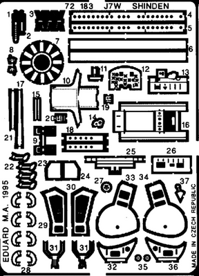 Eduard Eduard 1/72 J7/W1 Shinden for HSG