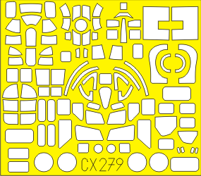 Eduard Eduard 1/72 Mask B-17G for Revell
