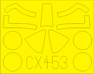 Eduard Eduard 1/72 Mask F4U-4 for Revell