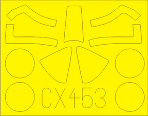 Eduard Eduard 1/72 Mask F4U-4 for Revell