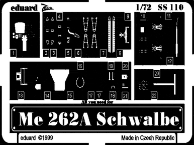 Eduard Eduard 1/72 Me 262A Schwalbe for Revell
