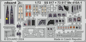 Eduard Eduard 1/72 Me 410A-1 73817 Photo etched set