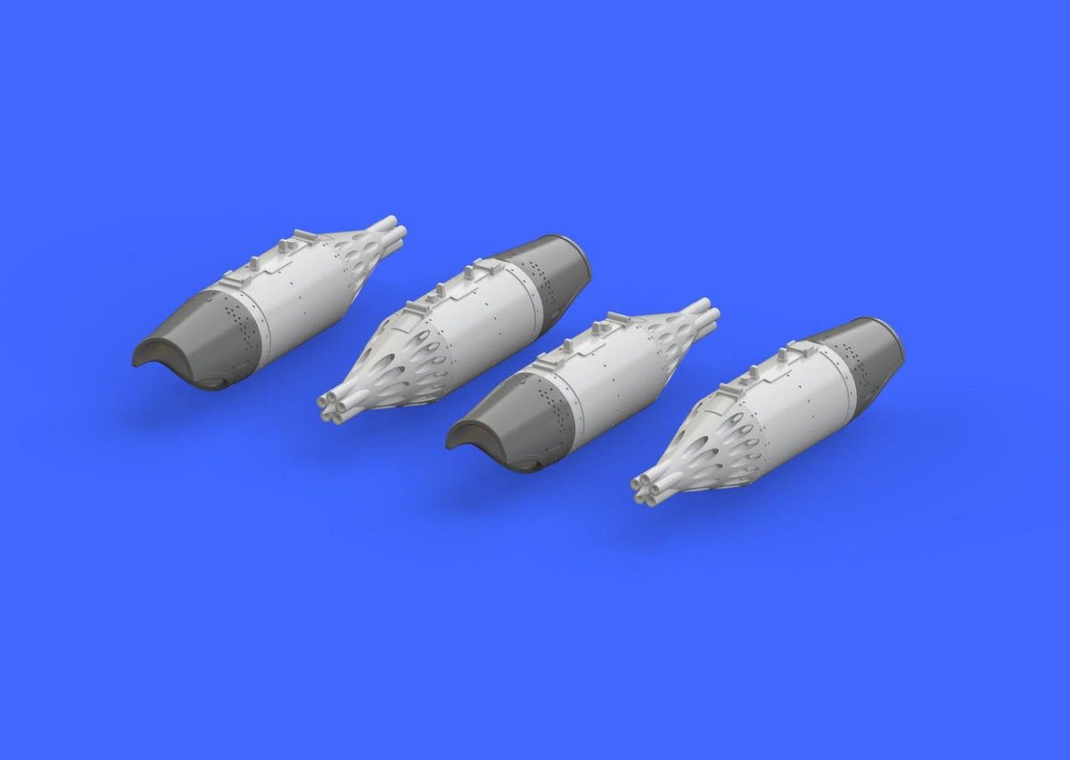 Eduard Eduard 1/72 Mi24 UB32A24 Rocket Pods for EDU & ZVE (Resin)