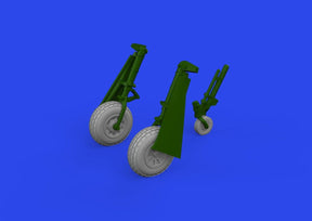 Eduard Eduard 1/72 P-51D wheels block tread Brassin for EDUARD