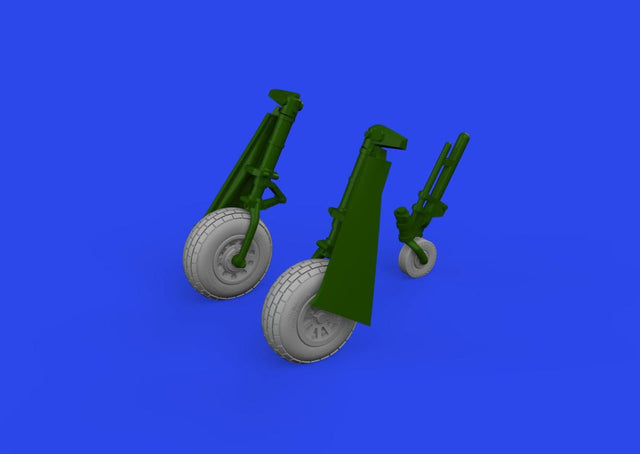 Eduard Eduard 1/72 P-51D wheels block tread Brassin for EDUARD