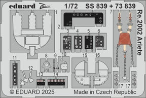 Eduard Eduard 1/72 Re.2002 Ariete Zoom set for ITALERI