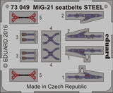Eduard Eduard 1/72 Seatbelts MiG21 Steel (Pre-Painted)