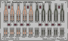 Eduard Eduard 1/72 Seatbelts USN Fighters Steel WWII (Pre-Painted)