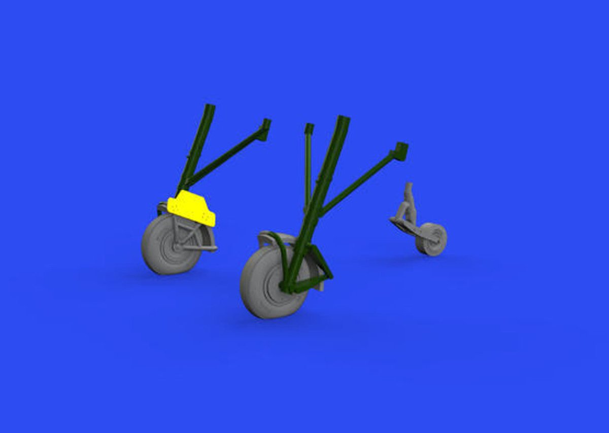Eduard Eduard 1/72 Z37A Wheels for EDU (Mask & Resin)