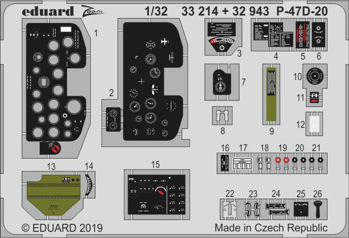 Eduard Eduard EDU33214 P-47D-20 1/32