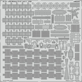 Eduard Eduard Eduard 1/350 USS Midway CV-41 part 4 Photo etched set for TRUMPETER