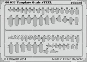 Eduard Eduard Template ovals Steel