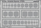 Eduard Eduard Template Squares Steel