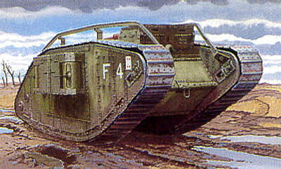 Emhar MILITARY MODELS Emhar Military 1/35 WWI British Female Mk IV Tank Kit
