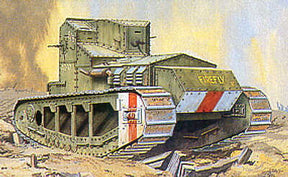 Emhar MILITARY MODELS Emhar Military 1/35 WWI British Whippet Mk IV Tank Kit