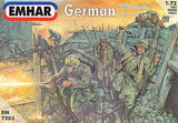 Emhar MILITARY MODELS Emhar Military 1/72 WWI German Infantry w/Tank Crew (48) Kit