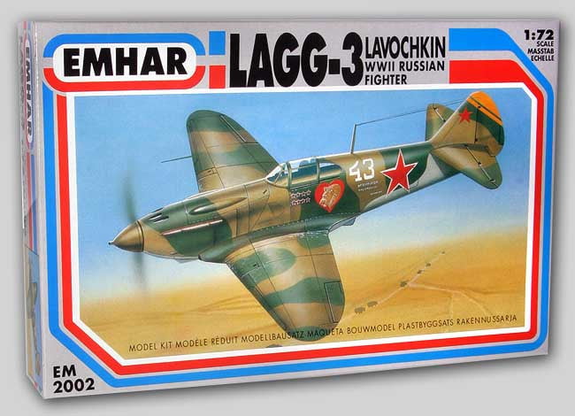 Emhar MODEL AIRPLANES Emhar 1/72 WWII LaGG3 Russian Fighter Kit