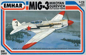Emhar MODEL AIRPLANES Emhar 1/72 WWII MiG3 Russian Fighter Kit