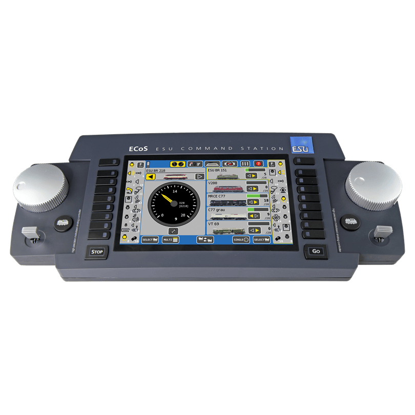 ESU ESU 50220 ECoS 2.5 DCC System With 7 Inch Capacitive Touch Screen & 6A 15-21V Power Supply
