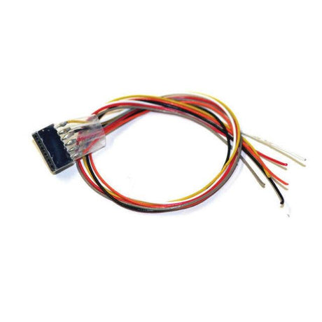 ESU ESU 51951, DCC Decoder Cable Harness with NEM651 6-Pin Socket, 11-13/16 inch 30cm Leads
