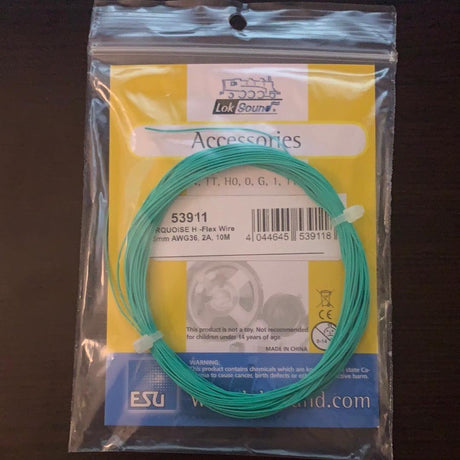 ESU ESU 53911 Turquoise Thin Cable 0.5mm x 10m