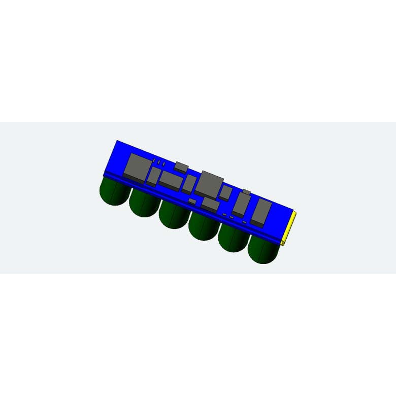 ESU ESU 54673 PowerPack MiniXS Energy Buffer with MCU for LokPilot5/LokSound5 6*0.22F/2.7V 25.5 x4.5 x 13.5mm