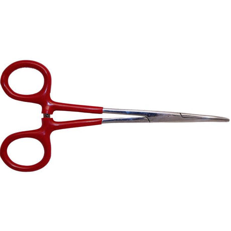 Excel Hobby Tools Clamps & Hemostats Excel 5.5" Deluxe Curved Nose Hemostat with Soft Handle 55532