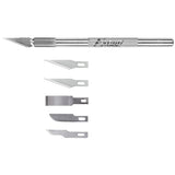 Excel Hobby Tools Excel 19001 K1 Aluminum Hobby Knife w/Safety Cap and 5 Additional Blades