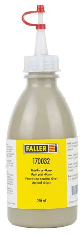 Faller Supplies Faller 170032 Model Building Paint, Ochre (8.5oz 250ml)