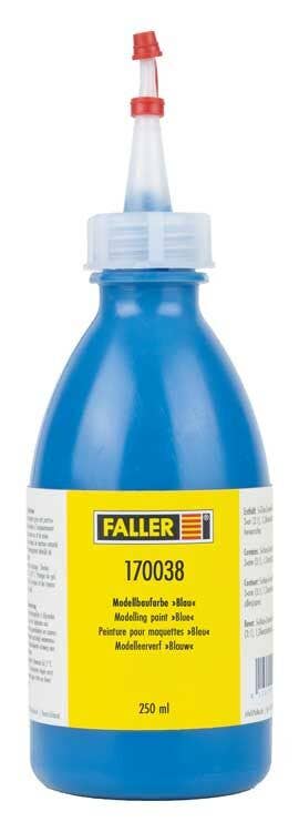 Faller Supplies Faller 170038 Model Building Paint, Blue (8.5oz 250ml)