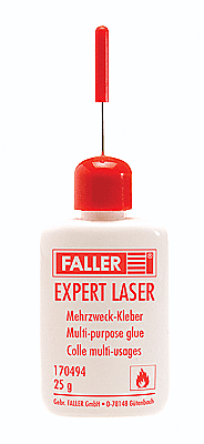 Faller Supplies Faller 170494 Expert Laser Glue, Multi-Purpose, 7/8oz 25g