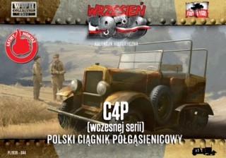 First to Fight MILITARY MODEL First To Fight 1/72 C4P Polish Artillery Halftrack Tractor Early Production Kit