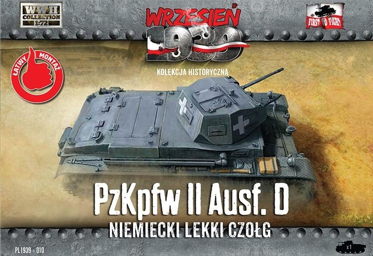 First to Fight MILITARY MODEL First To Fight 1/72 PzKpfw II Ausf D German Light Tank Kit
