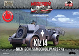 First to Fight MILITARY MODEL First To Fight 1/72 WWII Kfz14 German Armored Radio Car Kit