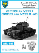 Friulmodel MILITARY MODEL Friulmodel Military 1/35 Cruiser A9 Mark I Cruiser A10 Mark II ACS Track Set (150 Links)