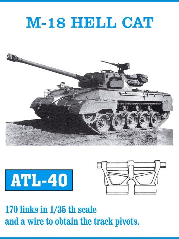 Friulmodel MILITARY MODEL Friulmodel Military 1/35 M18 Hellcat Track Set (170 Links)