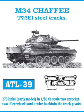 Friulmodel MILITARY MODEL Friulmodel Military 1/35 M24 Chaffee T72E1 Early Track Set (170 Links)