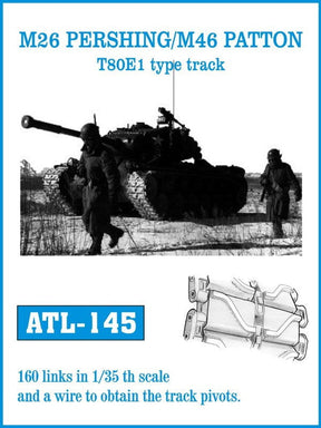 Friulmodel MILITARY MODEL Friulmodel Military 1/35 M26 Pershing/ M46 Patton T80E1 Type Track Set (160 Links)