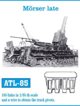 Friulmodel MILITARY MODEL Friulmodel Military 1/35 Morser Late Track Set (185 Links)