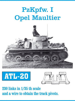 Friulmodel MILITARY MODEL Friulmodel Military 1/35 PzKpfw I Opel Maultier Track Set (230 Links)