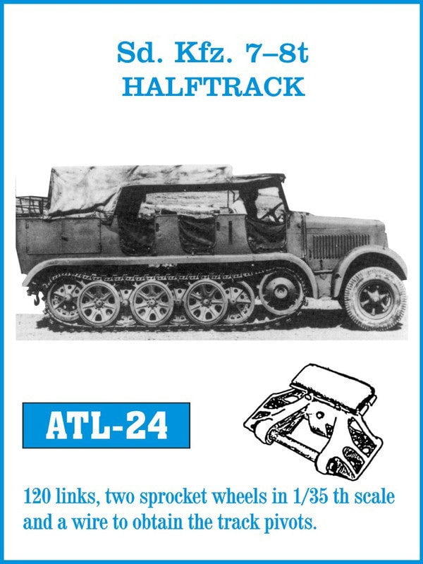 Friulmodel MILITARY MODEL Friulmodel Military 1/35 SdKfz 7 8-Ton Track Set (120 Links)