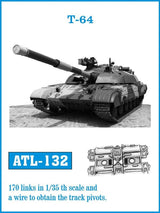 Friulmodel MILITARY MODEL Friulmodel Military 1/35 T64 Track Set (170 Links)