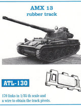 Friulmodel MILITARY MODELS Friulmodel Military 1/35 AMX 13 Rubber-Type Track Set (170 Links)