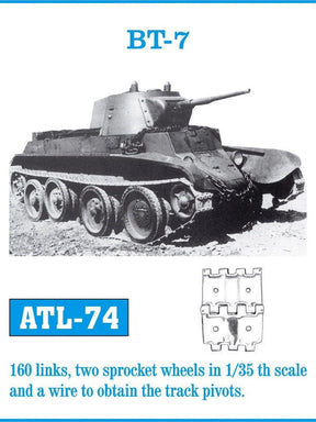 Friulmodel MILITARY MODELS Friulmodel Military 1/35 BT7 Track Set (160 Links)