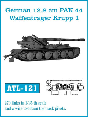 Friulmodel MILITARY MODELS Friulmodel Military 1/35 German 12.8cm Pak 44 Waffentrager Krupp 1 Track Set (270 Links)