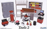 Fujimi MODEL CARS Fujimi 1/24 Garage Tools Set #2 (Compressor, Shop Vac, Lockers, etc.) Kit